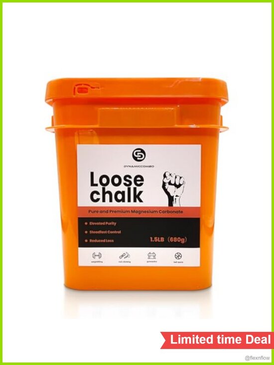 Other - 1.5lb Gym Chalk Powder Bucket with Refillable Sock and Scoop